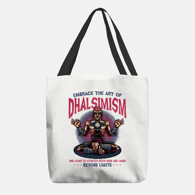 The Art Of Dhalsimism-None-Basic Tote-Bag-glitchygorilla