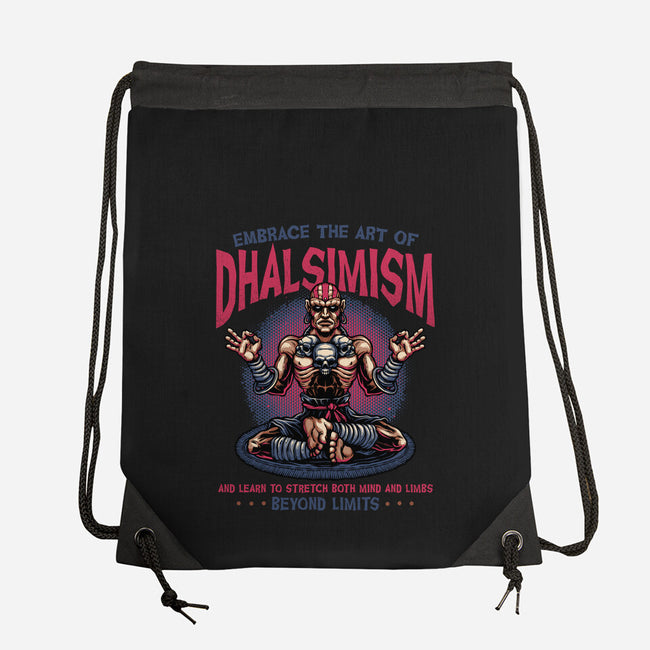 The Art Of Dhalsimism-None-Drawstring-Bag-glitchygorilla