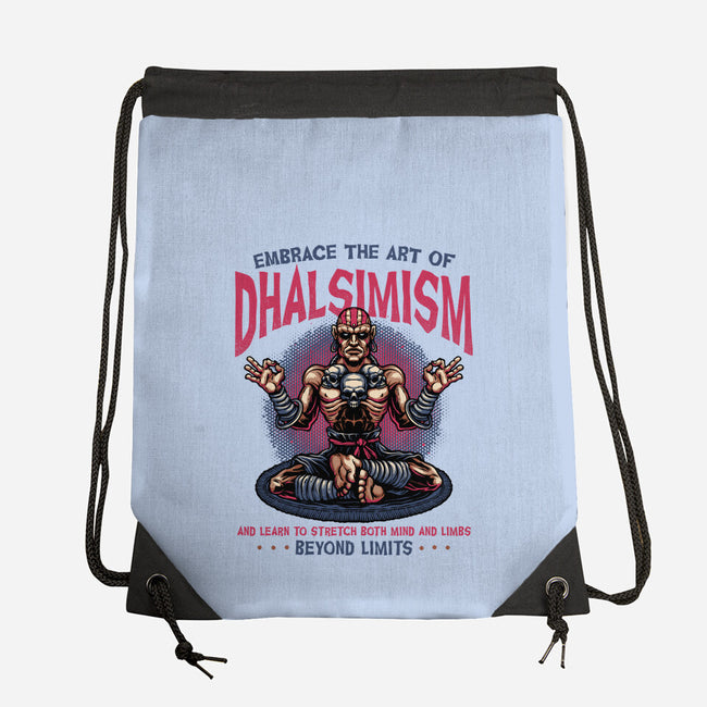 The Art Of Dhalsimism-None-Drawstring-Bag-glitchygorilla