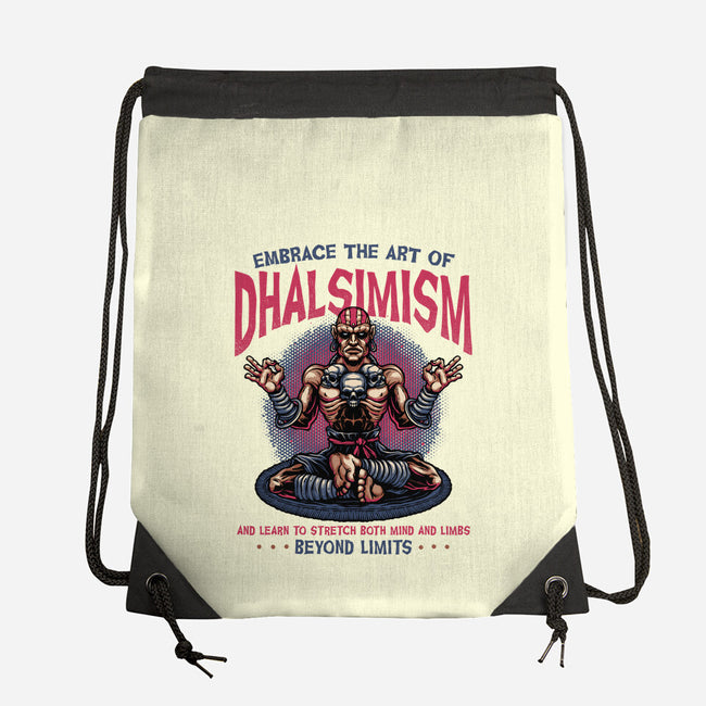 The Art Of Dhalsimism-None-Drawstring-Bag-glitchygorilla