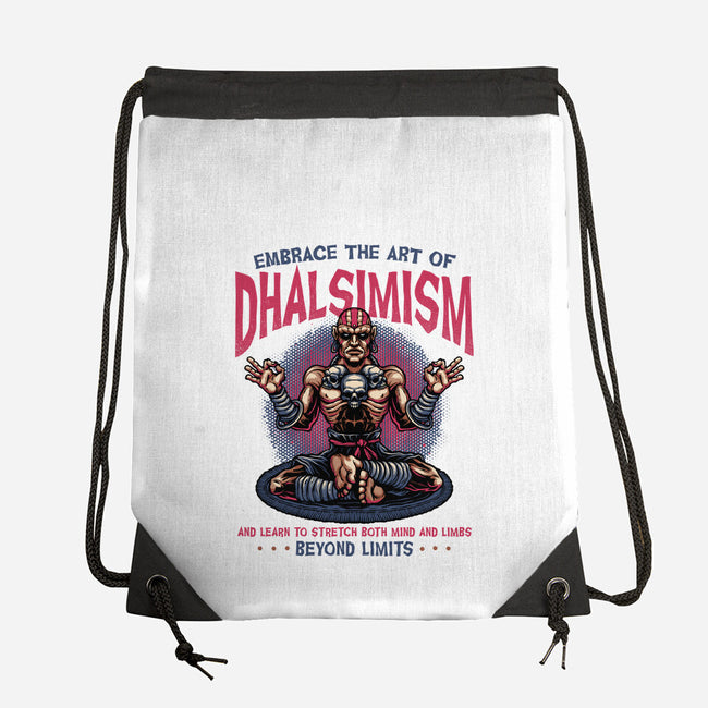The Art Of Dhalsimism-None-Drawstring-Bag-glitchygorilla