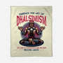 The Art Of Dhalsimism-None-Fleece-Blanket-glitchygorilla