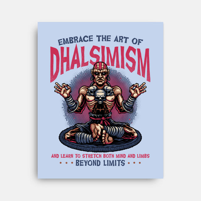 The Art Of Dhalsimism-None-Stretched-Canvas-glitchygorilla