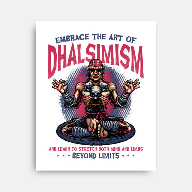 The Art Of Dhalsimism-None-Stretched-Canvas-glitchygorilla