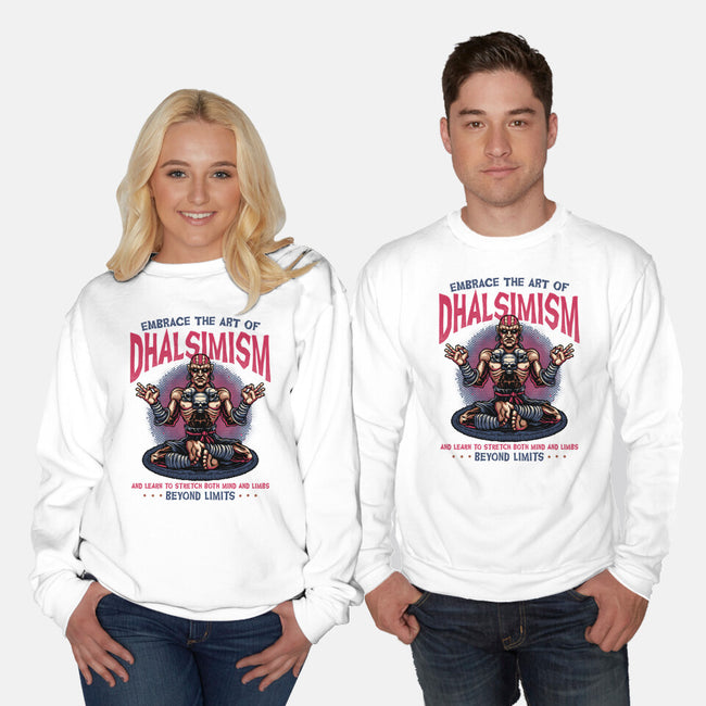 The Art Of Dhalsimism-Unisex-Crew Neck-Sweatshirt-glitchygorilla