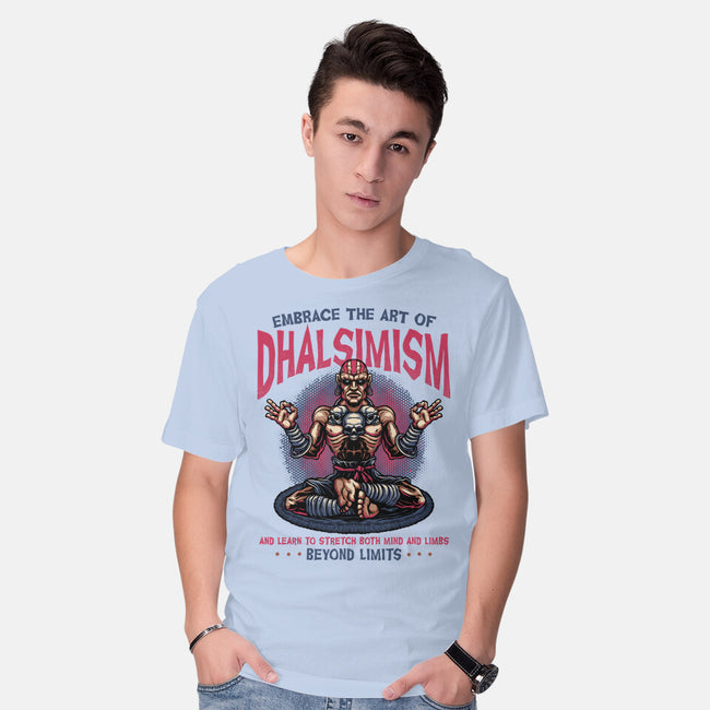 The Art Of Dhalsimism-Mens-Basic-Tee-glitchygorilla