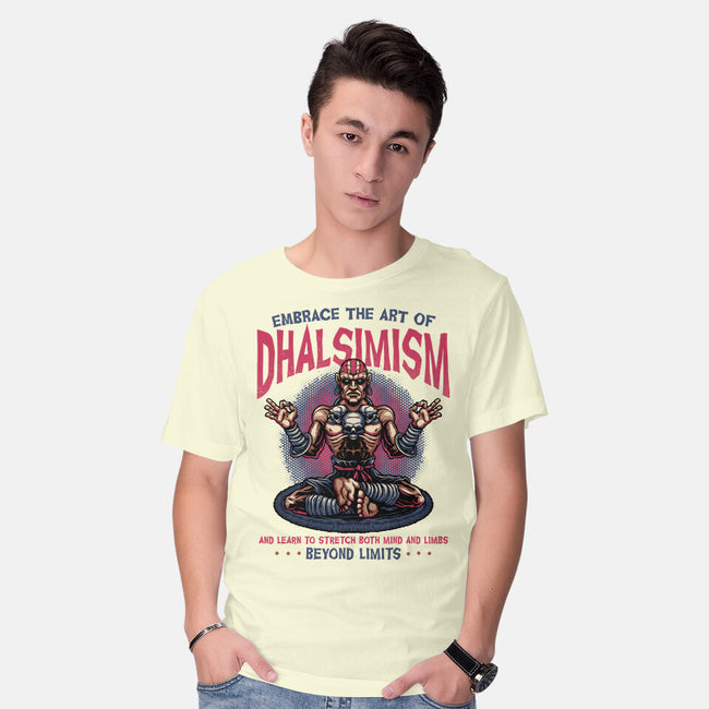 The Art Of Dhalsimism-Mens-Basic-Tee-glitchygorilla