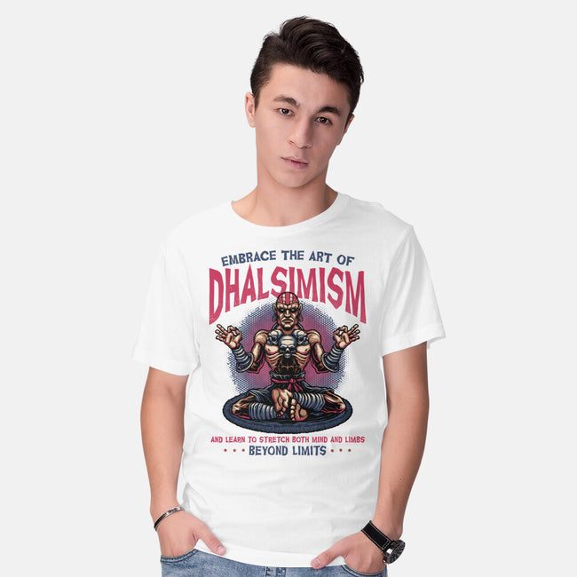 The Art Of Dhalsimism-Mens-Basic-Tee-glitchygorilla