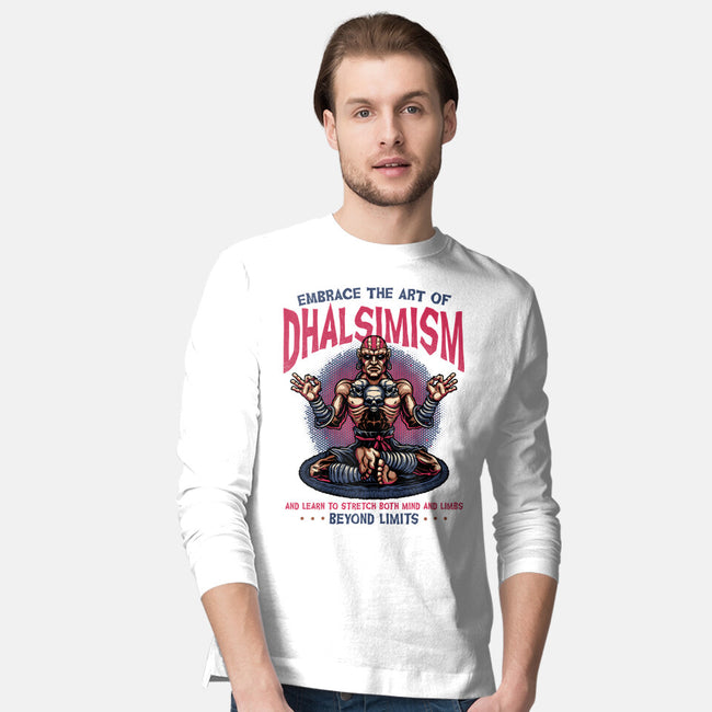 The Art Of Dhalsimism-Mens-Long Sleeved-Tee-glitchygorilla