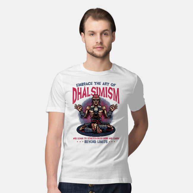 The Art Of Dhalsimism-Mens-Premium-Tee-glitchygorilla