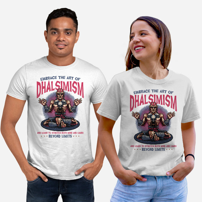 The Art Of Dhalsimism-Unisex-Basic-Tee-glitchygorilla