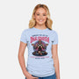 The Art Of Dhalsimism-Womens-Fitted-Tee-glitchygorilla