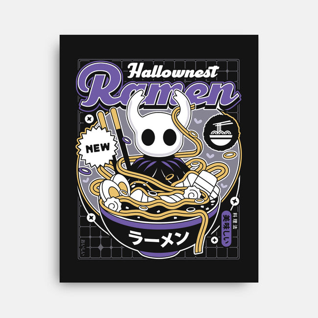 Hallownest Ramen Aesthetic-None-Stretched-Canvas-LAGELANTEE