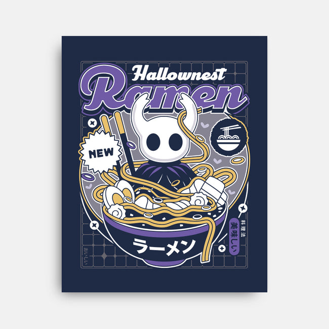 Hallownest Ramen Aesthetic-None-Stretched-Canvas-LAGELANTEE
