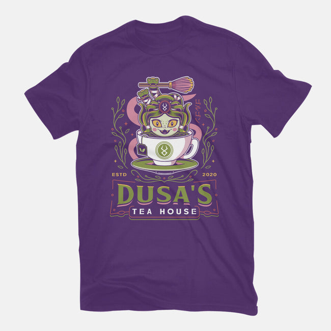 Dusa Green Tea Emblem-Womens-Basic-Tee-LAGELANTEE