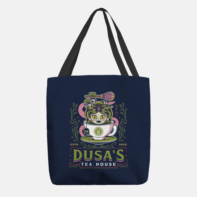 Dusa Green Tea Emblem-None-Basic Tote-Bag-LAGELANTEE