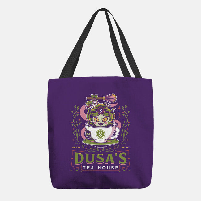 Dusa Green Tea Emblem-None-Basic Tote-Bag-LAGELANTEE