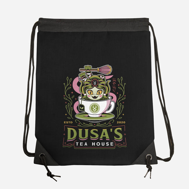 Dusa Green Tea Emblem-None-Drawstring-Bag-LAGELANTEE