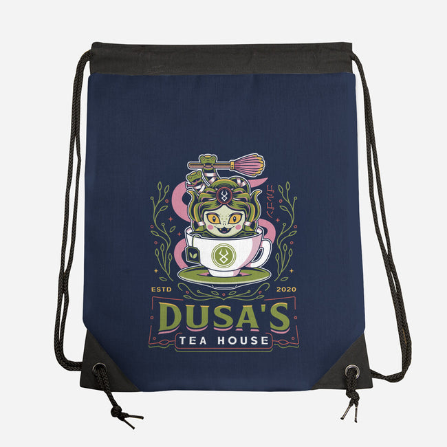 Dusa Green Tea Emblem-None-Drawstring-Bag-LAGELANTEE