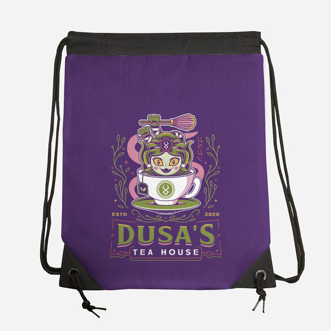 Dusa Green Tea Emblem-None-Drawstring-Bag-LAGELANTEE