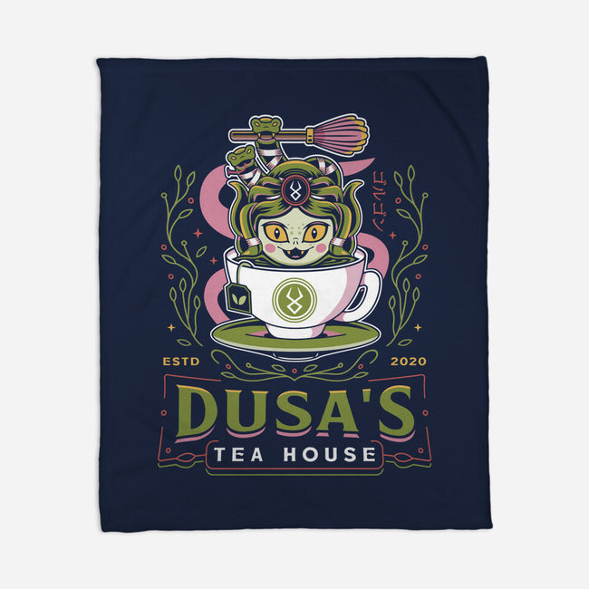 Dusa Green Tea Emblem-None-Fleece-Blanket-LAGELANTEE