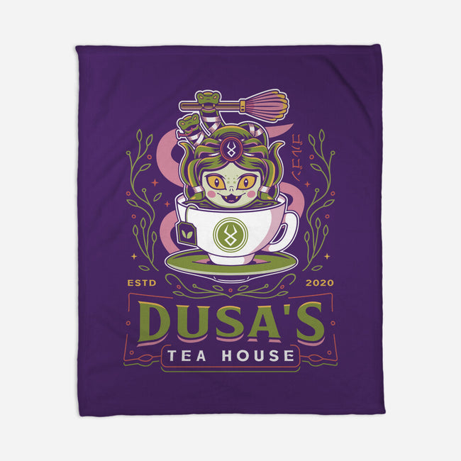 Dusa Green Tea Emblem-None-Fleece-Blanket-LAGELANTEE