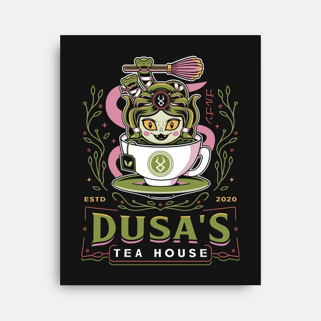 Dusa Green Tea Emblem-None-Stretched-Canvas-LAGELANTEE