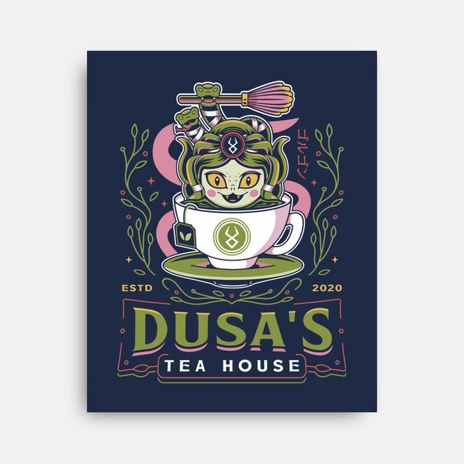 Dusa Green Tea Emblem-None-Stretched-Canvas-LAGELANTEE