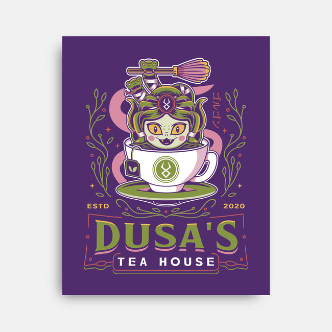 Dusa Green Tea Emblem-None-Stretched-Canvas-LAGELANTEE