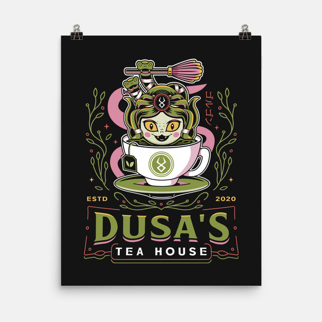 Dusa Green Tea Emblem-None-Matte-Poster-LAGELANTEE