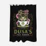 Dusa Green Tea Emblem-None-Polyester-Shower Curtain-LAGELANTEE