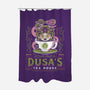 Dusa Green Tea Emblem-None-Polyester-Shower Curtain-LAGELANTEE