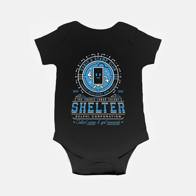 Cabin Coins Stamp Club Emblem-Baby-Basic-Onesie-LAGELANTEE