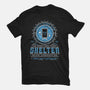 Cabin Coins Stamp Club Emblem-Womens-Basic-Tee-LAGELANTEE