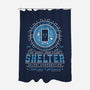 Cabin Coins Stamp Club Emblem-None-Polyester-Shower Curtain-LAGELANTEE