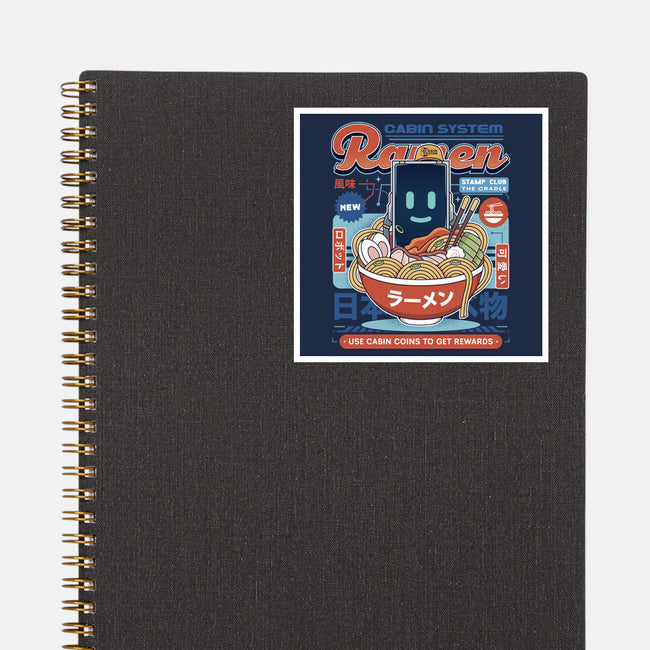 Cabin Coins Ramen Vintage-None-Glossy-Sticker-LAGELANTEE