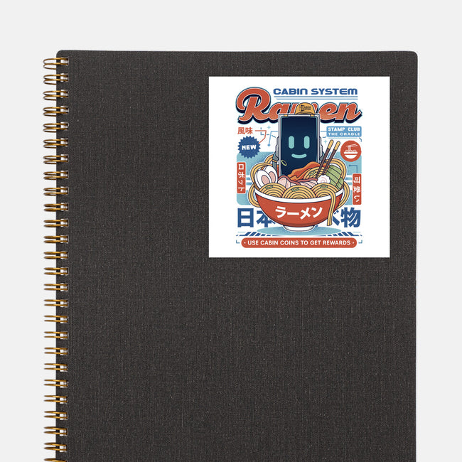 Cabin Coins Ramen Vintage-None-Glossy-Sticker-LAGELANTEE