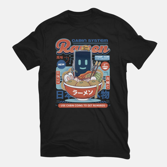 Cabin Coins Ramen Vintage-Womens-Fitted-Tee-LAGELANTEE
