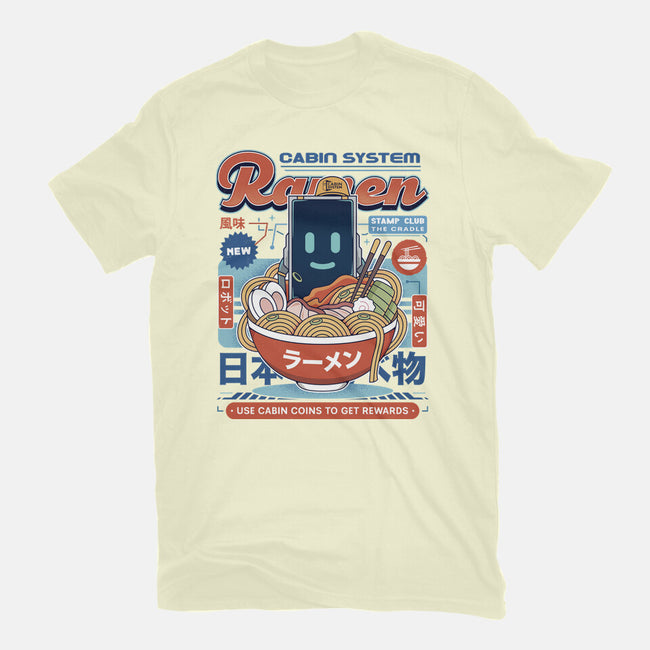 Cabin Coins Ramen Vintage-Mens-Basic-Tee-LAGELANTEE