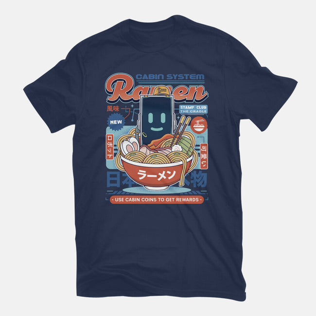 Cabin Coins Ramen Vintage-Unisex-Basic-Tee-LAGELANTEE