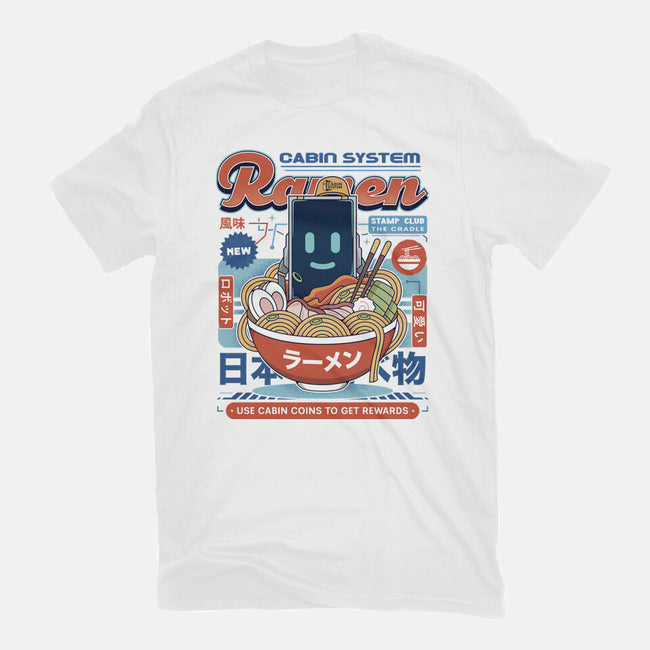 Cabin Coins Ramen Vintage-Womens-Fitted-Tee-LAGELANTEE