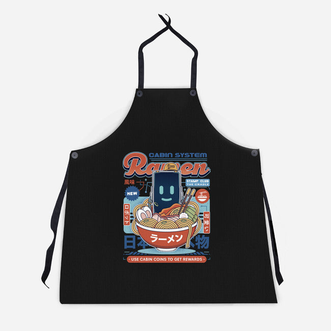 Cabin Coins Ramen Vintage-Unisex-Kitchen-Apron-LAGELANTEE