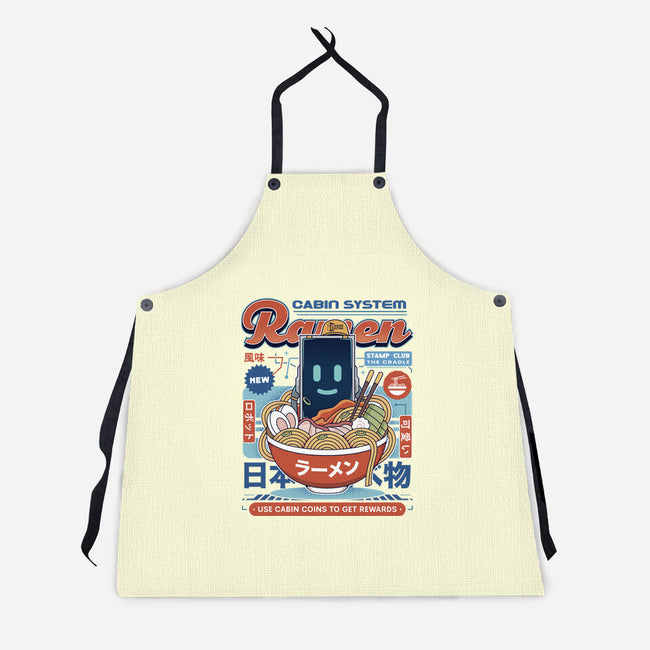 Cabin Coins Ramen Vintage-Unisex-Kitchen-Apron-LAGELANTEE