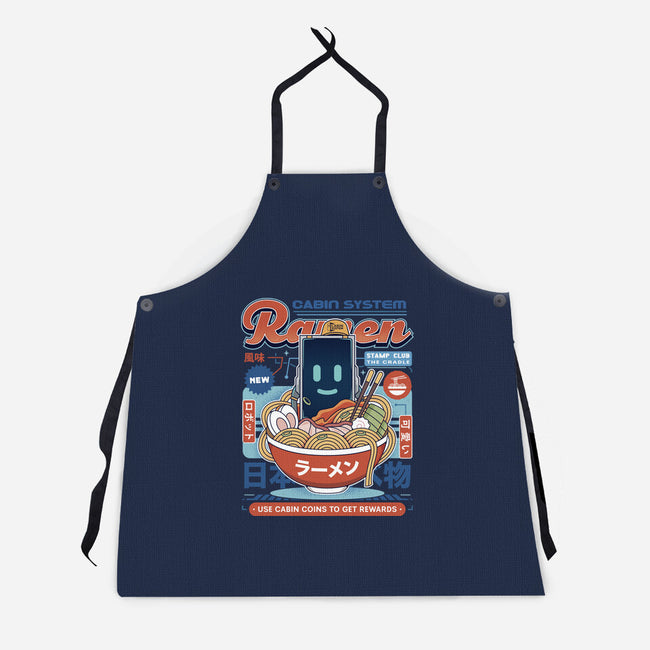 Cabin Coins Ramen Vintage-Unisex-Kitchen-Apron-LAGELANTEE