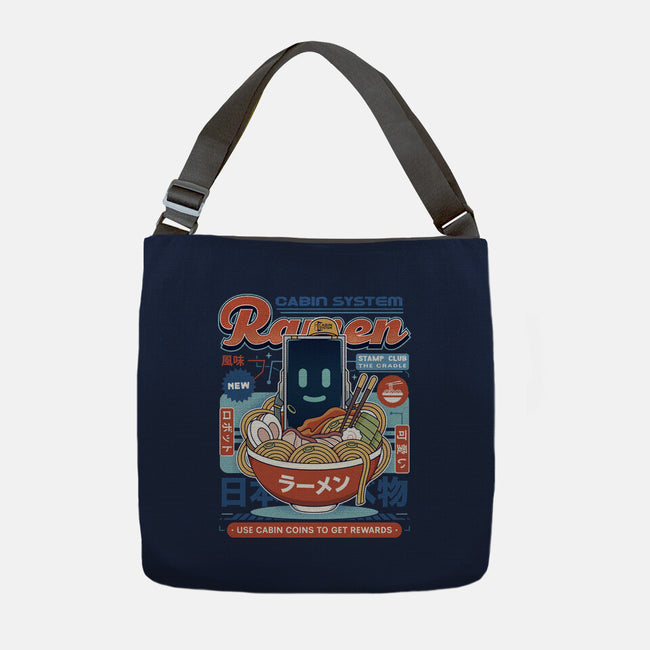 Cabin Coins Ramen Vintage-None-Adjustable Tote-Bag-LAGELANTEE