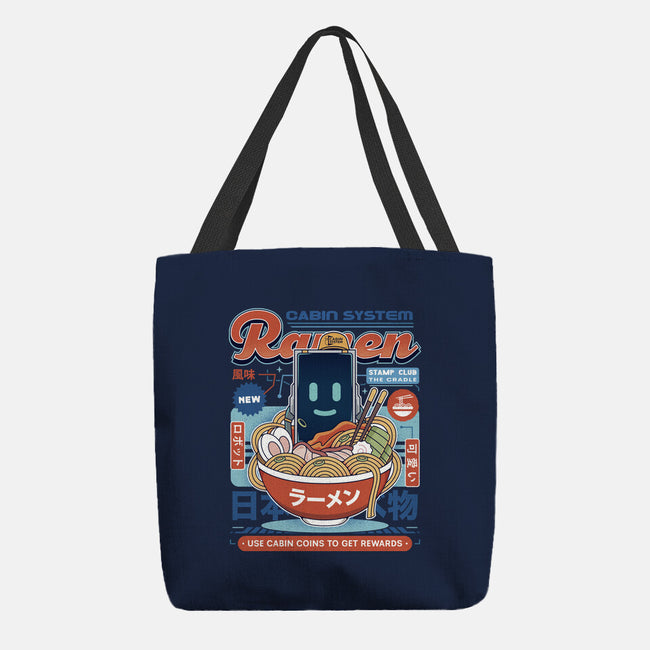 Cabin Coins Ramen Vintage-None-Basic Tote-Bag-LAGELANTEE