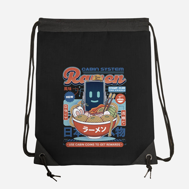 Cabin Coins Ramen Vintage-None-Drawstring-Bag-LAGELANTEE