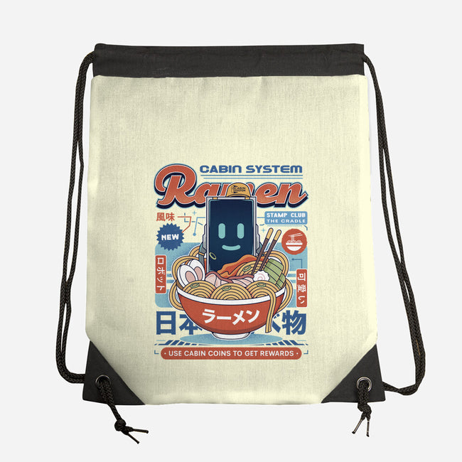 Cabin Coins Ramen Vintage-None-Drawstring-Bag-LAGELANTEE