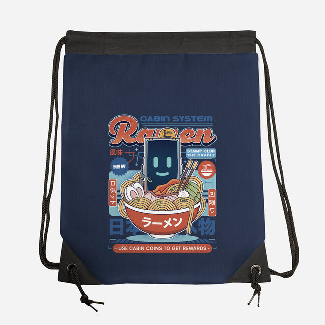 Cabin Coins Ramen Vintage-None-Drawstring-Bag-LAGELANTEE