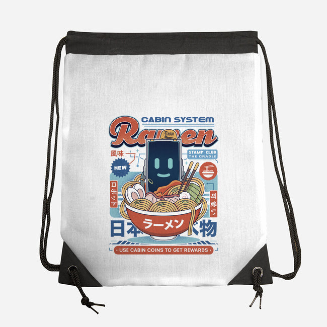 Cabin Coins Ramen Vintage-None-Drawstring-Bag-LAGELANTEE
